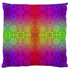 Mirrored Energy Large Cushion Case (one Side) by Thespacecampers