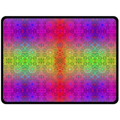 Mirrored Energy Double Sided Fleece Blanket (large)  by Thespacecampers