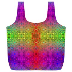 Mirrored Energy Full Print Recycle Bag (xl) by Thespacecampers