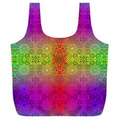 Mirrored Energy Full Print Recycle Bag (xxl) by Thespacecampers