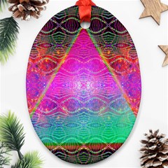 Trinfinite Oval Ornament (two Sides) by Thespacecampers