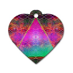 Trinfinite Dog Tag Heart (two Sides) by Thespacecampers