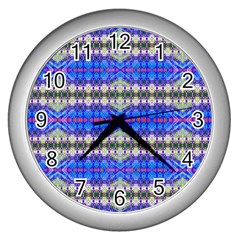 Bluedabadi Wall Clock (silver) by Thespacecampers