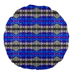 Bluedabadi Large 18  Premium Flano Round Cushions by Thespacecampers