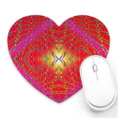 Liquid Lava Heart Mousepads by Thespacecampers