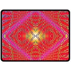 Liquid Lava Fleece Blanket (large)  by Thespacecampers