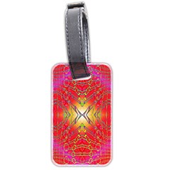 Liquid Lava Luggage Tag (two Sides) by Thespacecampers