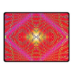 Liquid Lava Double Sided Fleece Blanket (small)  by Thespacecampers