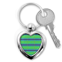 Green Machine Key Chain (heart) by Thespacecampers