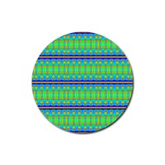 Green Machine Rubber Coaster (round) by Thespacecampers