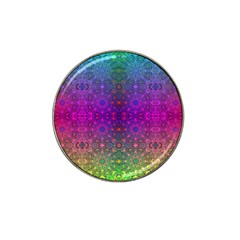 Stained Glass Vision Hat Clip Ball Marker (4 Pack) by Thespacecampers