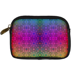 Stained Glass Vision Digital Camera Leather Case by Thespacecampers