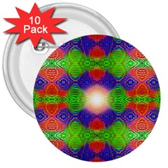 Helix Heaven 3  Buttons (10 Pack) 