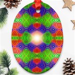 Helix Heaven Oval Ornament (Two Sides) Back