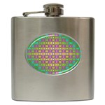 Unidentified  Flying Hip Flask (6 oz) Front