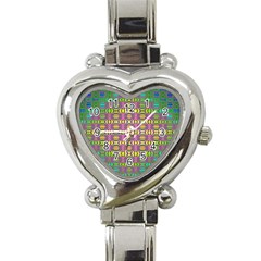 Unidentified  Flying Heart Italian Charm Watch