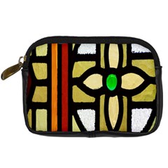 Abstract-0001 Digital Camera Leather Case