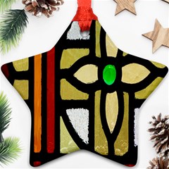 Abstract-0001 Ornament (star) by nate14shop