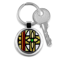 Abstract-0001 Key Chain (round) by nate14shop