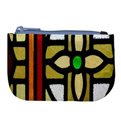 Abstract-0001 Large Coin Purse by nate14shop