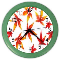 Abstract-b 001 Color Wall Clock by nate14shop