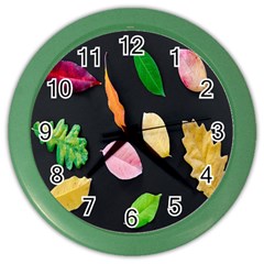 Autumn-b 001 Color Wall Clock by nate14shop