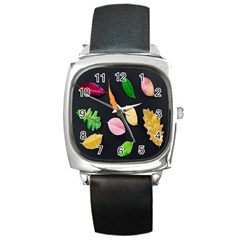 Autumn-b 001 Square Metal Watch by nate14shop