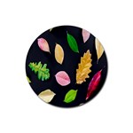 Autumn-b 002 Rubber Round Coaster (4 pack) Front