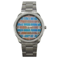 Brick-wall Sport Metal Watch by nate14shop