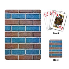 Brick-wall Playing Cards Single Design (rectangle) by nate14shop