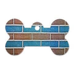 Brick-wall Dog Tag Bone (two Sides) by nate14shop