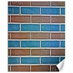 Brick-wall Canvas 11  X 14  by nate14shop