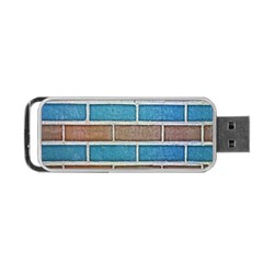 Brick-wall Portable Usb Flash (two Sides) by nate14shop