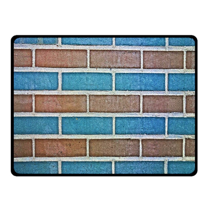 Brick-wall Double Sided Fleece Blanket (Small) 