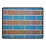 Brick-wall Double Sided Fleece Blanket (Small)  45 x34  Blanket Back