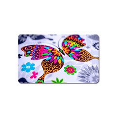 Butterfly-b 001 Magnet (name Card) by nate14shop