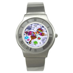 Butterfly-b 001 Stainless Steel Watch by nate14shop