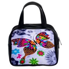 Butterfly-b 001 Classic Handbag (two Sides) by nate14shop