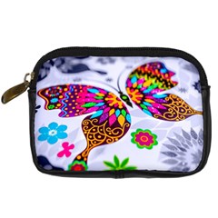 Butterfly-b 001 Digital Camera Leather Case by nate14shop