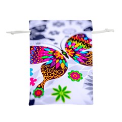 Butterfly-b 001 Lightweight Drawstring Pouch (s) by nate14shop