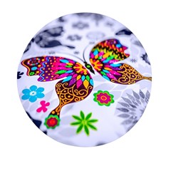 Butterfly-b 001 Mini Round Pill Box (pack Of 5) by nate14shop