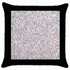 Cherry-blossoms Throw Pillow Case (black)