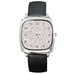 Cherry-blossoms Square Metal Watch by nate14shop