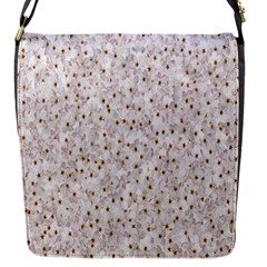 Cherry-blossoms Flap Closure Messenger Bag (s)