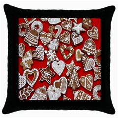 Christmas-b 001 Throw Pillow Case (black)