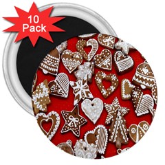 Christmas-b 001 3  Magnets (10 Pack)  by nate14shop