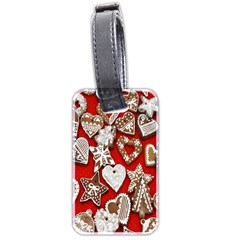 Christmas-b 001 Luggage Tag (two Sides) by nate14shop