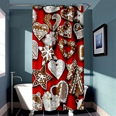 Christmas-b 001 Shower Curtain 36  X 72  (stall)  by nate14shop