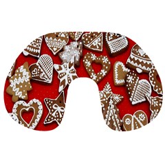 Christmas-b 001 Travel Neck Pillow by nate14shop