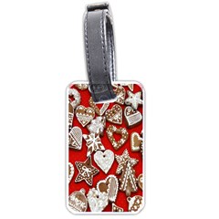 Christmas-b 001 Luggage Tag (one Side) by nate14shop